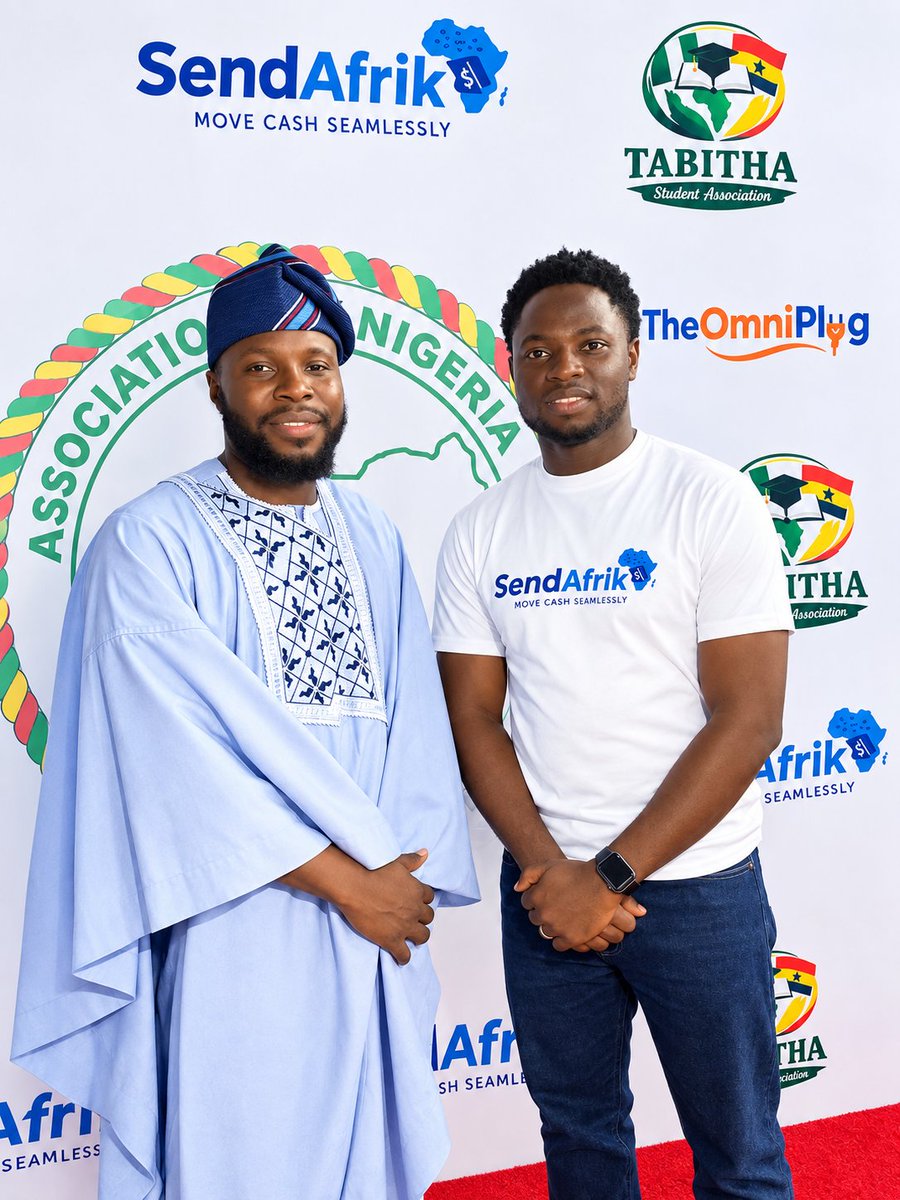 sendafrika's tweet photo. Honoured to attend the NANS 2026/2027 inauguration and engage with the outgoing and incoming Presidents.

We commend the outgoing President for his service and congratulate Hananiah Adejumoh on his new role. We look forward to a strong partnership, leveraging SendAfrika for faster, secure & seamless cross-border payments for students.

🇳🇬 Ghana 🤝🌍
SendAfrika — Move Cash Seamlessly

@NANS_Ghana #SendAfrika #CrossBorder #Fintech #Naira #Cedis