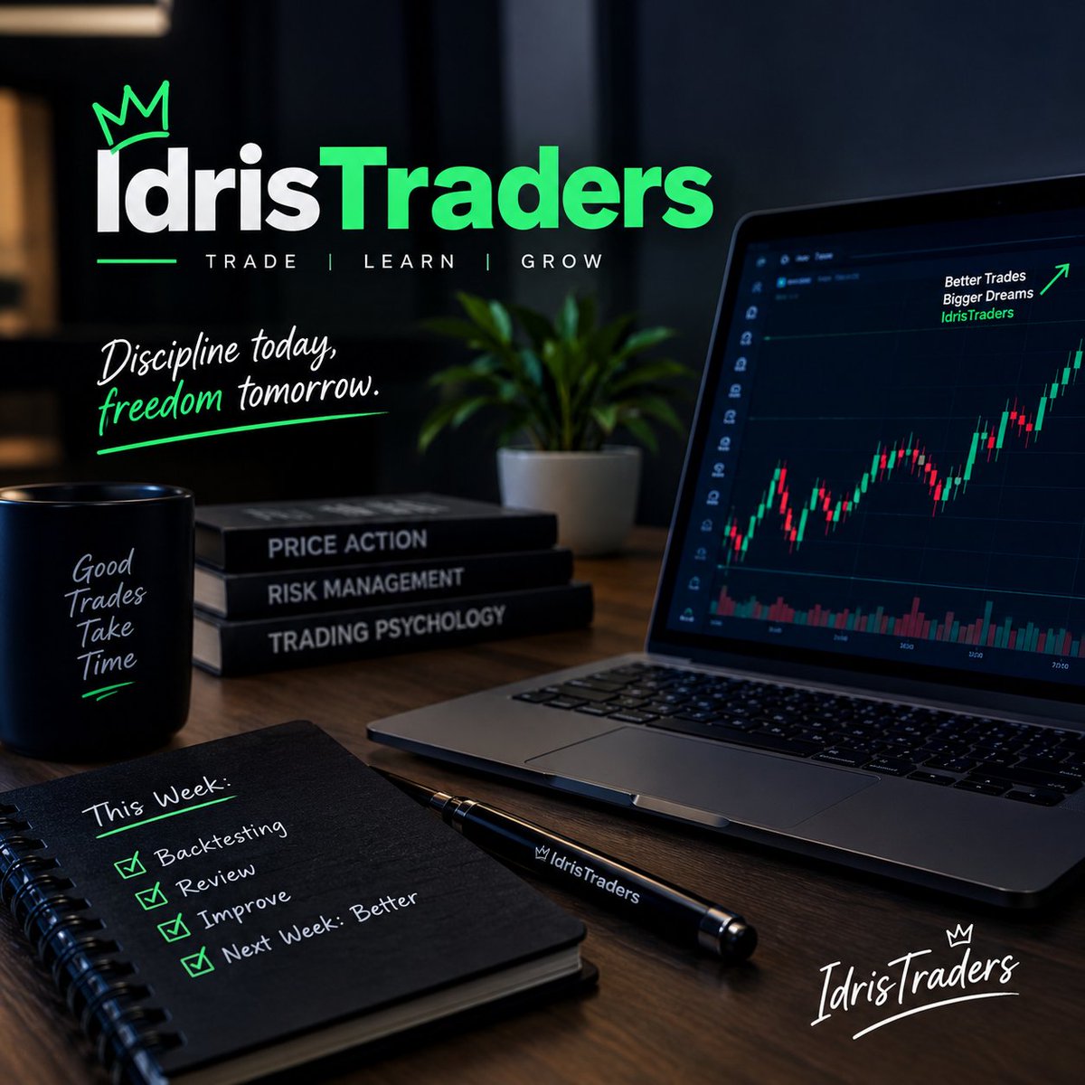 IdrisTraders's tweet photo. Weekend = Backtesting + Review 📊🔥

Before chasing new trades, study the old ones.

What are you reviewing this weekend? 👇🏽

Win rate, entries, or mistakes?

#Forex #Trading https://t.co/rnnTTTBVmc