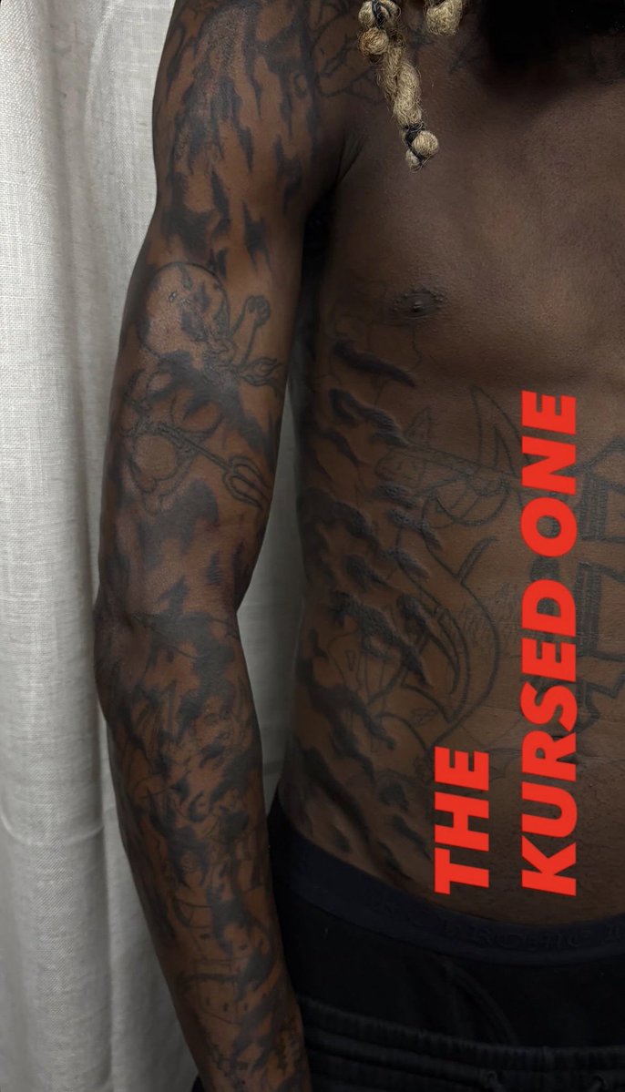vaultofosama's tweet photo. OsamaSon shows his tattoo inspiration via IG Story on @/sliding https://t.co/NLHBWGk10B