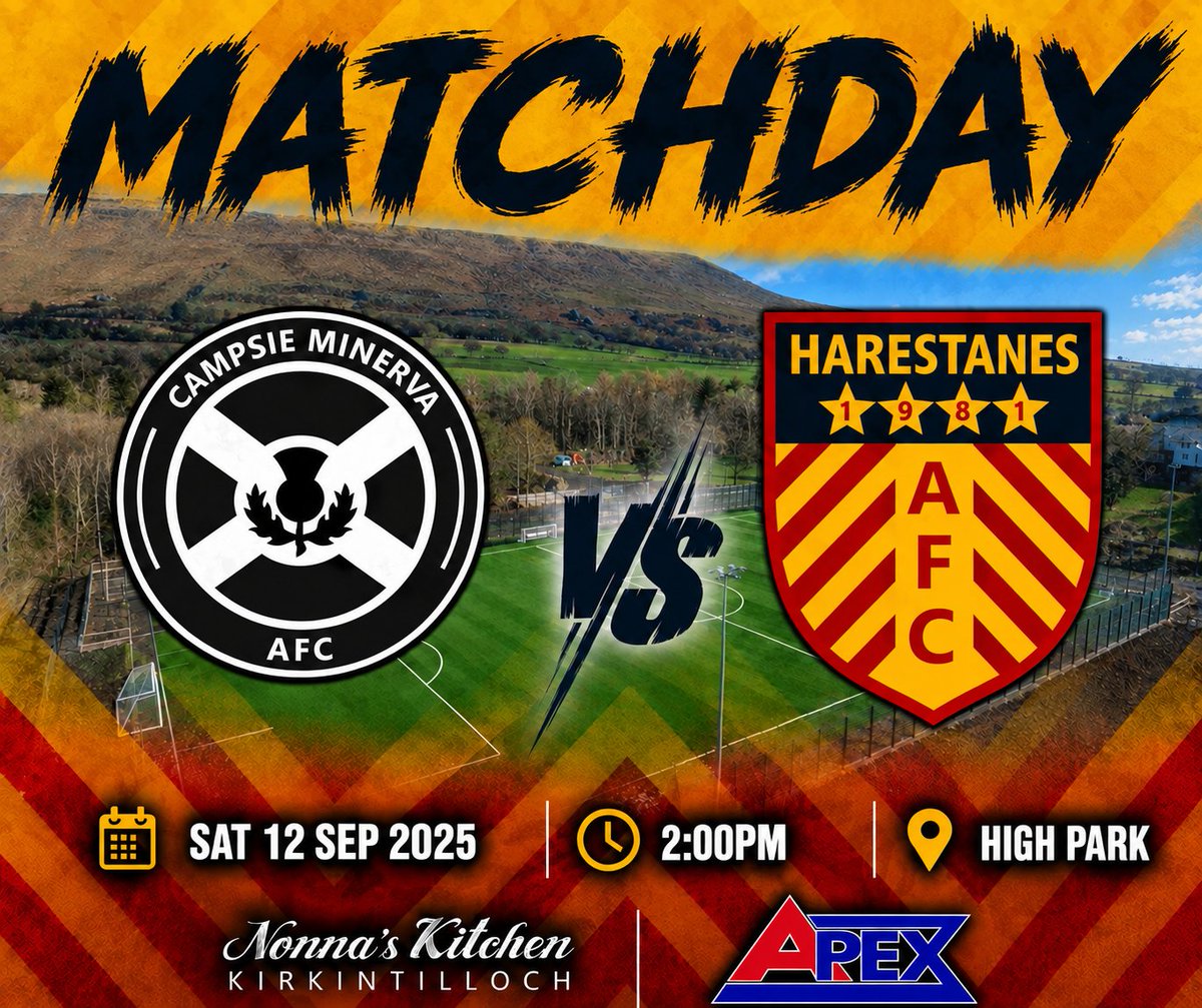 Haresamateurs's tweet photo. 🏆 @CaledonianAFA 🏆

Matchday for the lads 💪🏻

1st meeting of the season against our local rivals @campsieminerva as we look to take the 3 points back to Kirky 🙌

Get along and support the team today 🐇👏

#CAMHAR | #caley | #MonTheHares 🐇⚽️ https://t.co/OYuOnm23CK