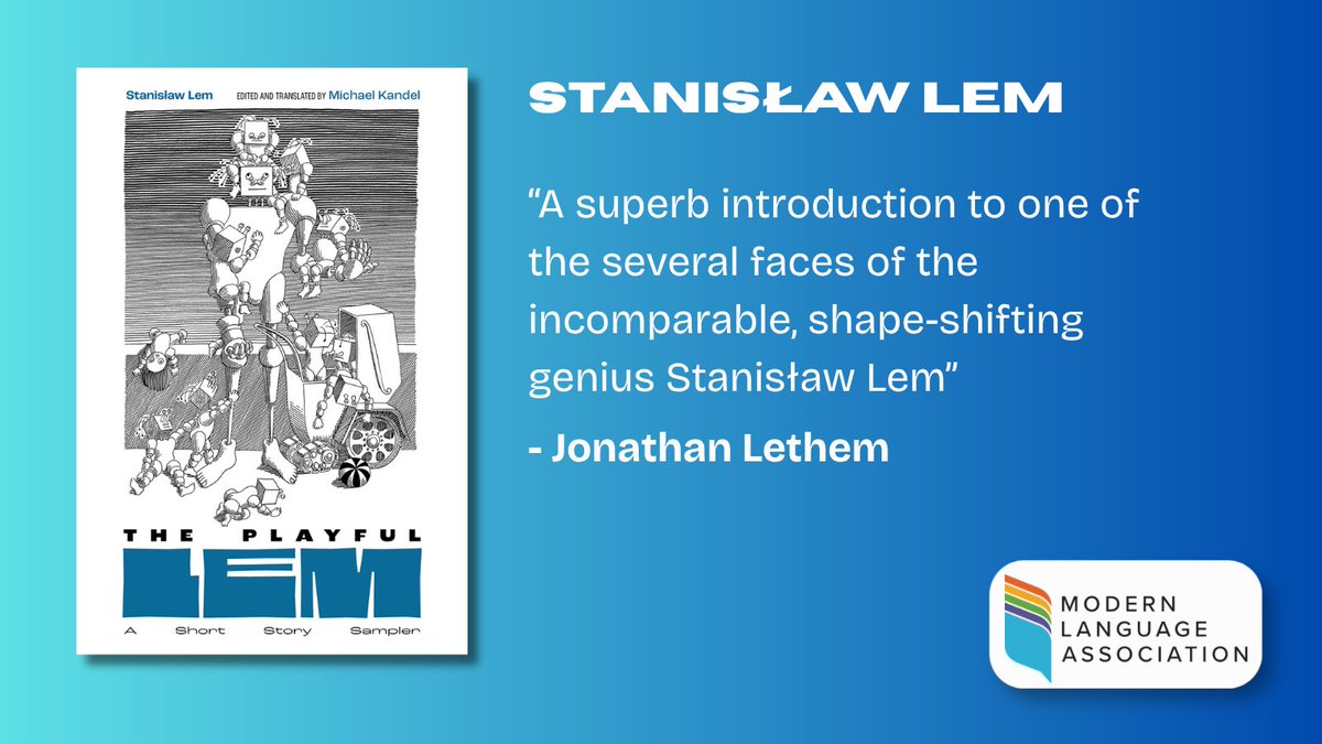 mngssbooks's tweet photo. Today is Stanisław Lem’s birthday. Celebrate his legacy and discover more from the author of Solaris with a collection of his short stories.
https://t.co/KSUoFkqoVY
@MLAnews
#ScienceFiction #StanisławLem #ShortStories https://t.co/Zsdnz8gyjX