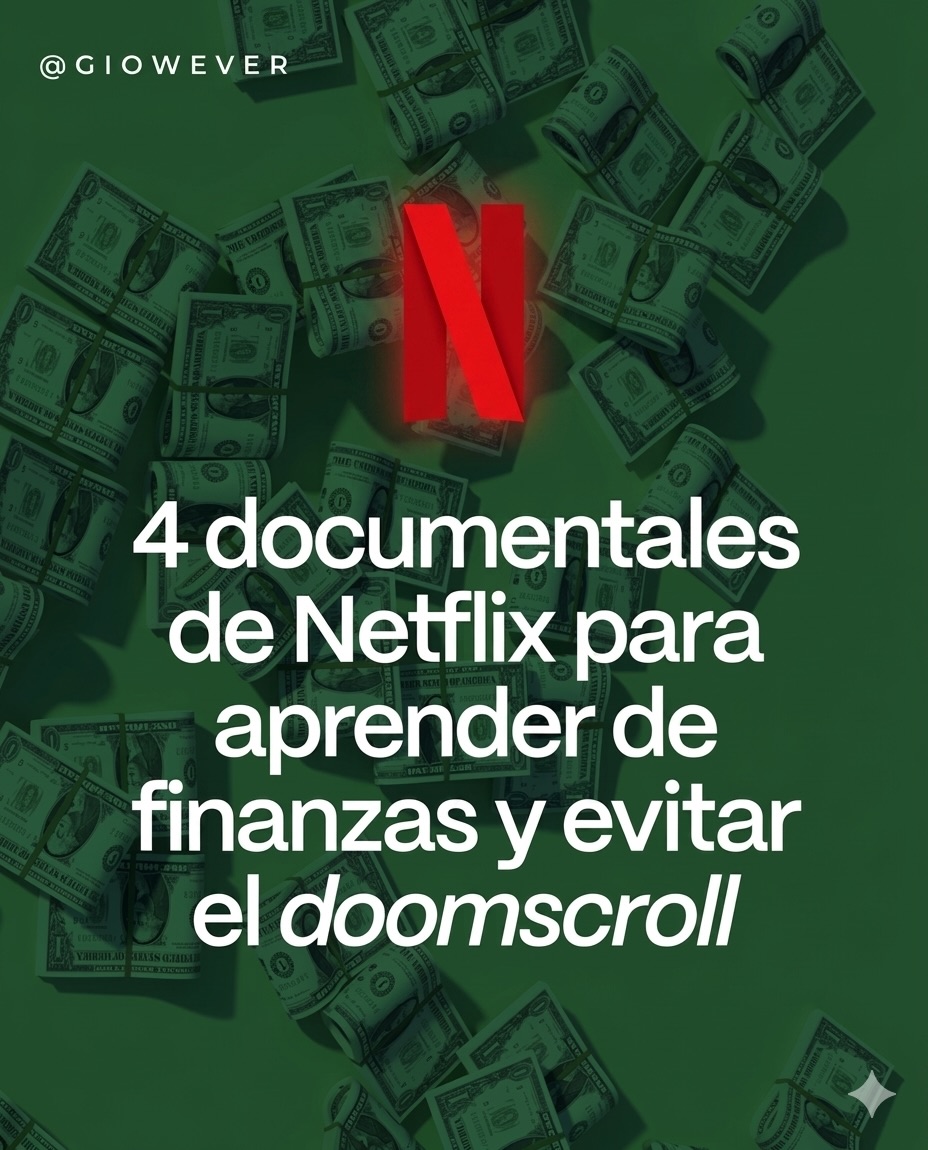 Oscar_94_21's tweet photo. 4 documentales de Netflix para aprender de finanzas y evitar el doomscroll... https://t.co/Qs8mVl408n