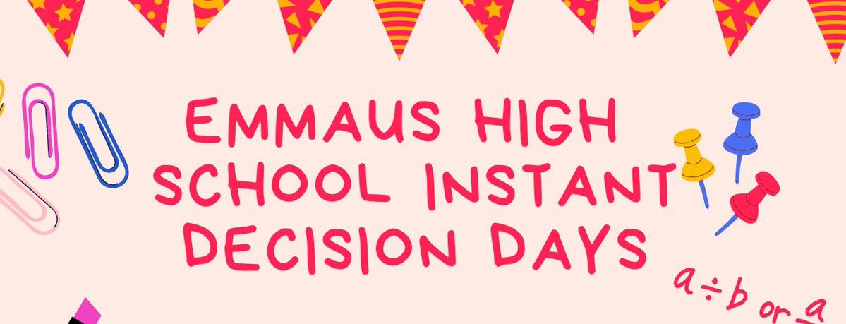 EHS_Hornets's tweet photo. We are so fortunate that our counseling department hosts many Instant Decision Days for our seniors applying to colleges.  Please click on this link, then click on the blue names of the universities to sign up for the Instant Decision Day.  https://t.co/5QGbNvHJgg https://t.co/tEruXFFzZp
