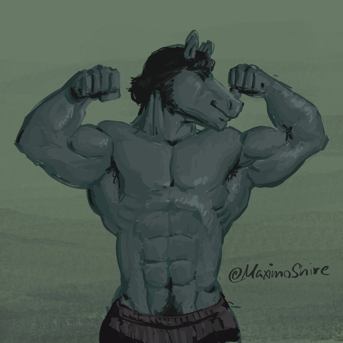 MaximoShire's tweet photo. Maxim joins #biceptember 👀🐴 https://t.co/bRHAzVYOdy