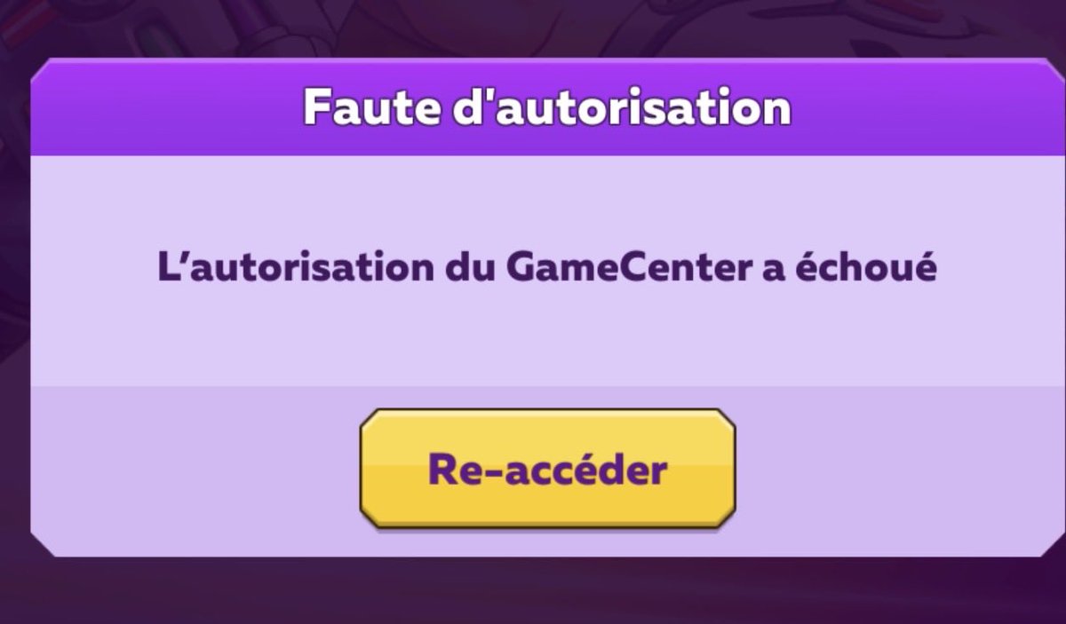 Space_X_Sheriff's tweet photo. @AZUR_GAMES_com Battle lines / Authentication problem Hello,
￼
I have the following message when I try to launch the game, could you tell me how to follow please thank you https://t.co/ZZKKQpZcz5