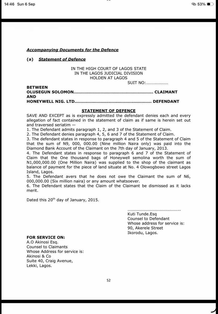 PBlessing86772's tweet photo. Day 8 /20

Draft a statement of Defense with the accompanying documents 

#20daysbarfinalschallenge #barfinals #nigerianlawschool #lawschool https://t.co/MPleTaj8Gi