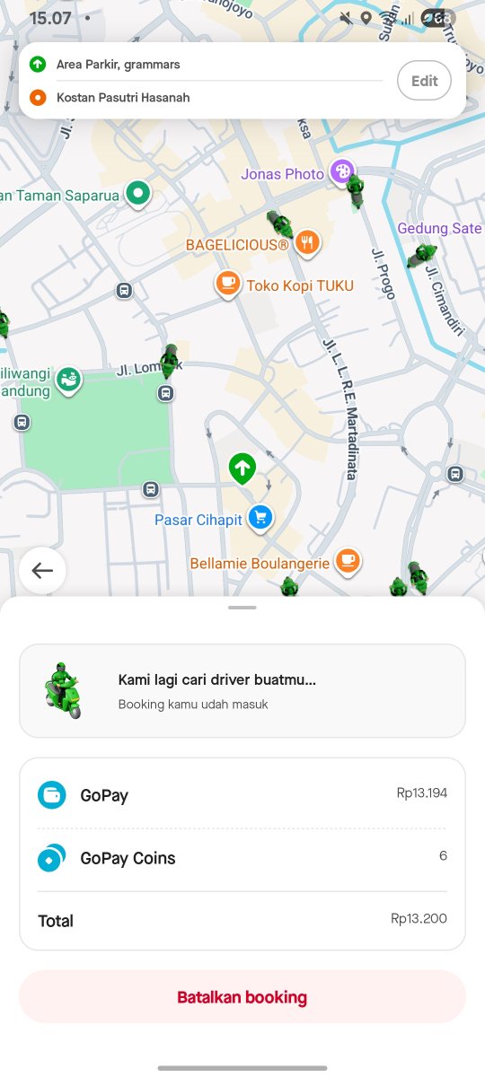 gugujuneyaa_'s tweet photo. Buset gaada yg mah ngambil aneh banget. Masalahnya males bayar mahal soalnya drivernyq kalo bawa motor suka gak jelas https://t.co/wsO9P7uSN4