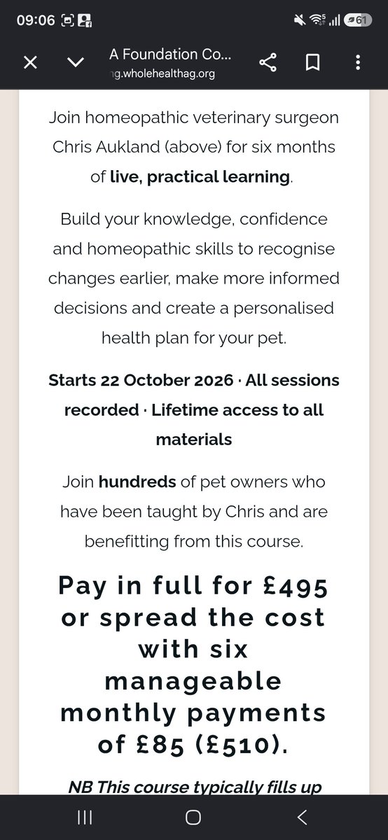 KarenBeadle's tweet photo. A Foundation Course in #Pet #Homeopathy  - learn how to look after your pets healrh at #home - keep them &amp; the environment #healthy - this code RAF-KAR092410 offers £50 reduction - starts 22nd October 26 - courses fill up very quickly https://t.co/5h7QomypCD https://t.co/jusmthqjE0
