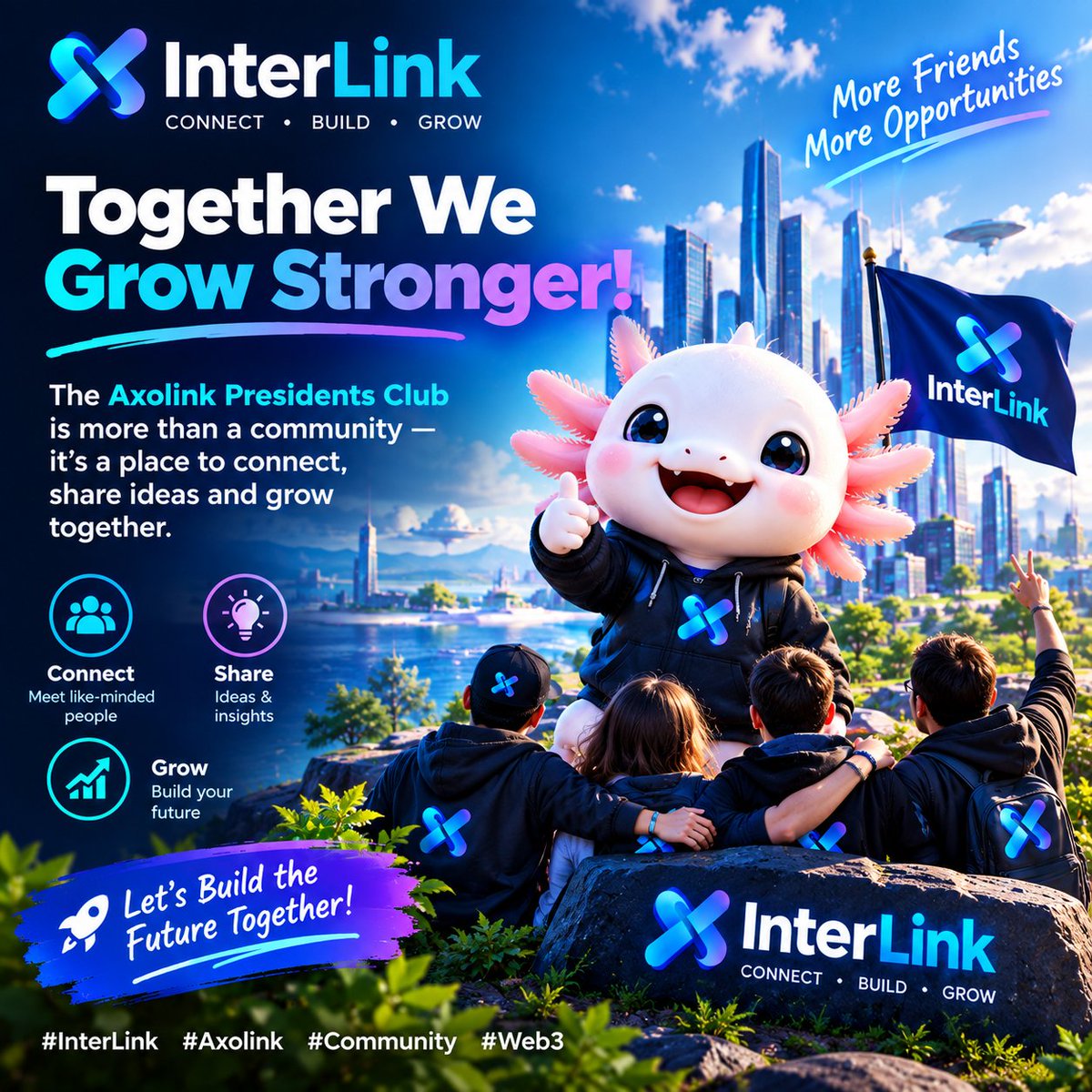 mahdi_abba72519's tweet photo. The Axolink Presidents Club is more than a community β itβs a place to connect, share ideas and grow together.
Letβs build the future together! ππ
#InterLink #Axolink #Community #Web3 https://t.co/kFcvthY04P