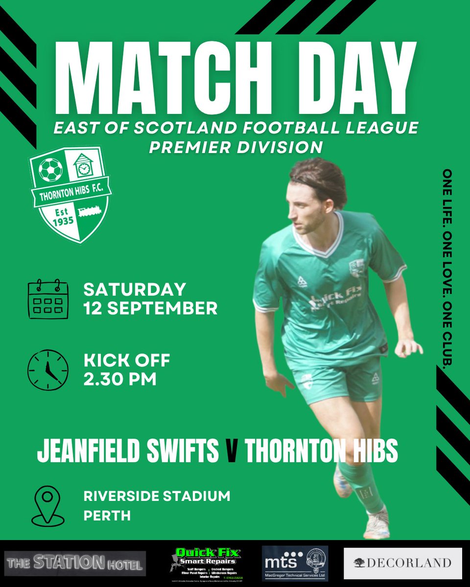 ThorntonHibsFC's tweet photo. MATCH DAY // We are looking to continue our good run of form against one of the promotion favourites this afternoon.
Featured player is DAN MCBAY. https://t.co/gHKFi6dakF