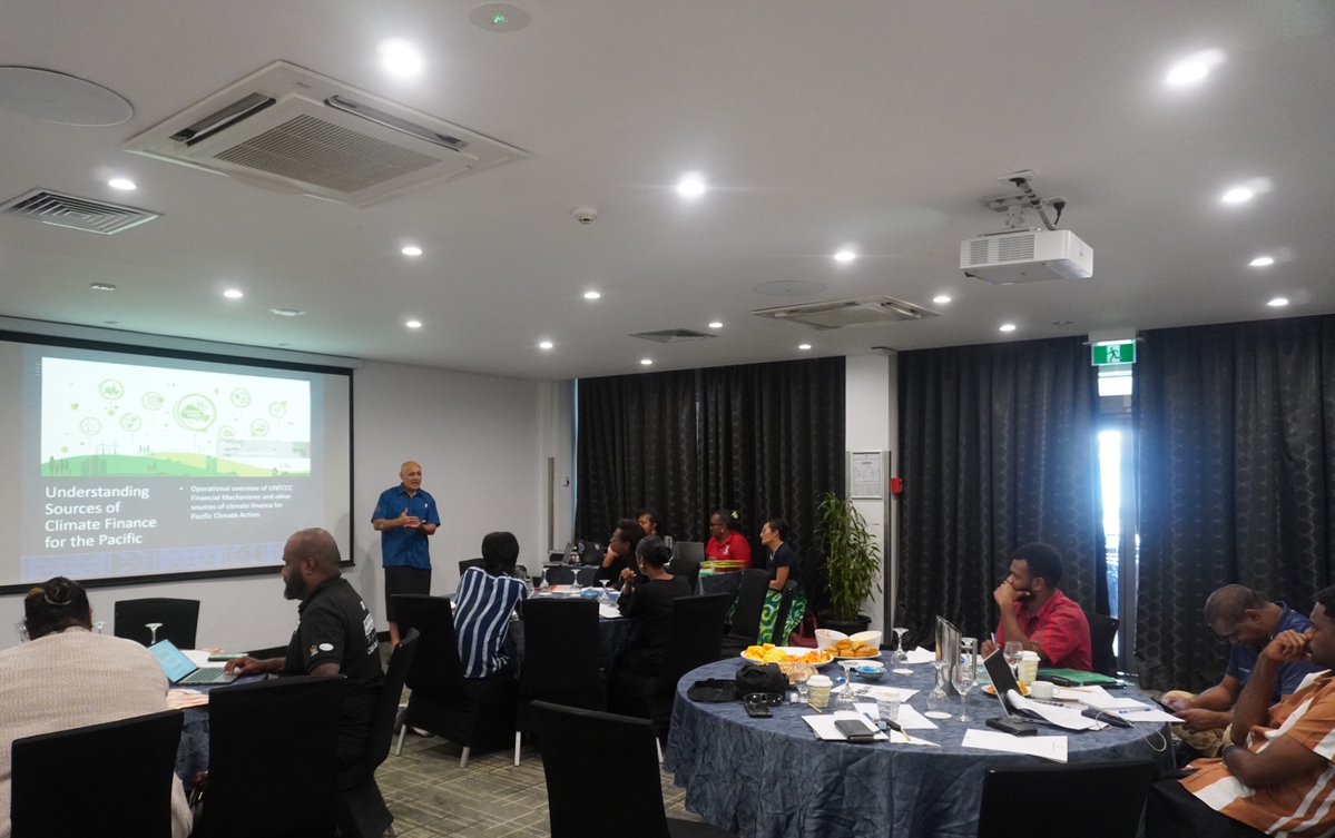 ForumSEC's tweet photo. Karlos Lee Moresi, Programme Adviser and Team Leader – Climate Finance & Resilience at the Pacific Islands Forum Secretariat (PIFS), was today invited by the Fijian Media Association to brief journalists on regional priorities ahead of COP31, which will be held in Antalya, Türkiye. The briefing was part of a one-day media masterclass organised by the Association.

COP31 represents a landmark arrangement under the United Nations Framework Convention on Climate Change (UNFCCC), bringing together a unique Türkiye–Australia partnership that places the Pacific at the centre of global climate engagement. Under this framework, Türkiye will hold the COP31 Presidency, Australia will serve as President of Negotiations, and the Pacific will host the pre-COP31 meetings.

#OneBluePacific #regionalism #COP31