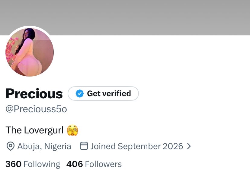 Preciouss5o's tweet photo. 406 Followers 🤭
I love you all https://t.co/UBobaFcX4i