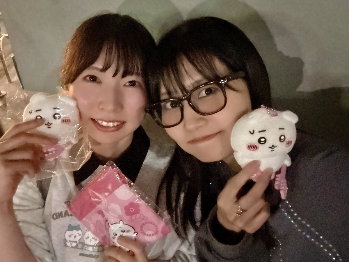 sugar__m9's tweet photo. 耳がのびちゃったちいかわおそろい~

なぎちゃんと同じ好きなものが増えて嬉しい🤍 https://t.co/XBhAbf01A8