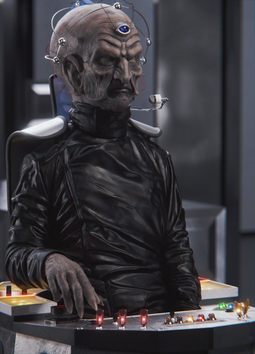 mirata9's tweet photo. Had sudden inspiration to tackle Davros again. Improved the sculpt and materials. Happy with the progress but I want more.

ZBrush, Blender, Substance Painter, Photoshop https://t.co/HPc5DgBZ6H