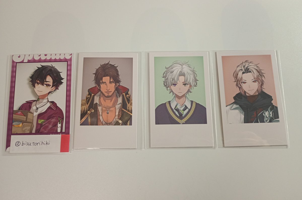 bisutorihiki's tweet photo. 【交換】にじさんじ  Another Style Goods vol.1 ランダムチェキ風カード Bグループ 

譲 画像
求 💙の方

郵送希望

お気軽にお声掛けください https://t.co/EV0DMRyMn8