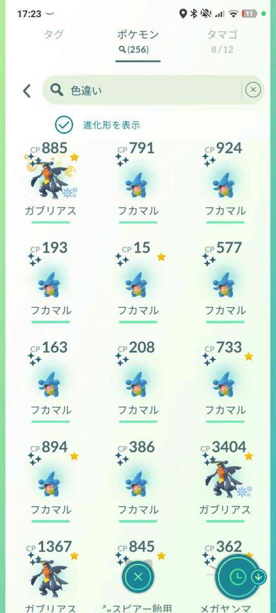 sumeragikururu1's tweet photo. 色違い背景キラガブリアスできた
 #ポケモンGO https://t.co/2GyWxuybfI