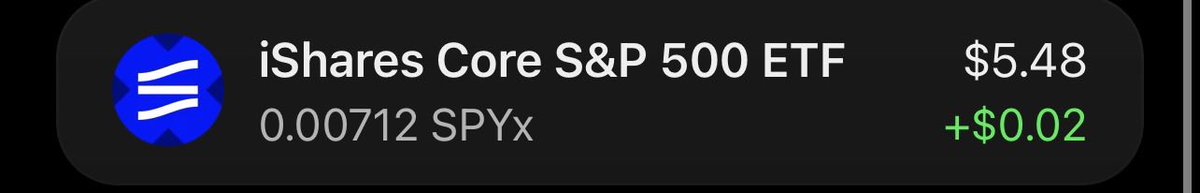 Whoop1478's tweet photo. Earning S&amp;P 500 ETF for simply owning @stonk500 https://t.co/9B7ruSCLP0