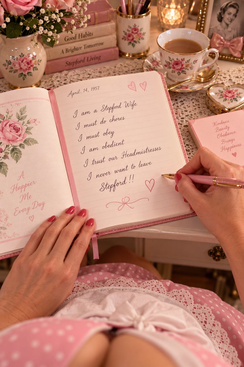 MissMandy87's tweet photo. I am a Stepford Wife
I must do chores 
I must obey 
I am obedient 
I trust our Headmistresses 
I never want to leave Stepford!!
@Stepford_Selina @StepfordAmber @StepfordZombie @bambiclick @DDolly90822 https://t.co/C2mQcvtkNf