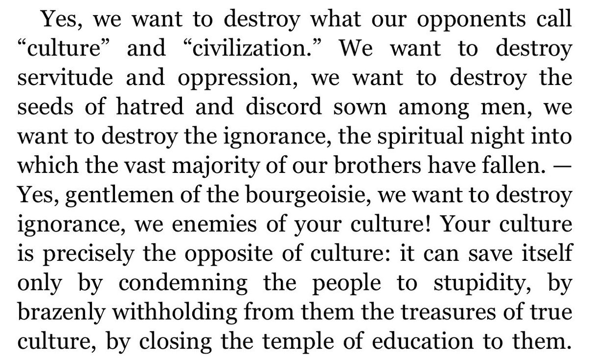 redf0undation's tweet photo. Wilhelm Liebknecht in “Yes, We Want to Destroy What Our Enemies Call ‘Culture,’ ‘Civilization’”: https://t.co/VVvpqdI4dd