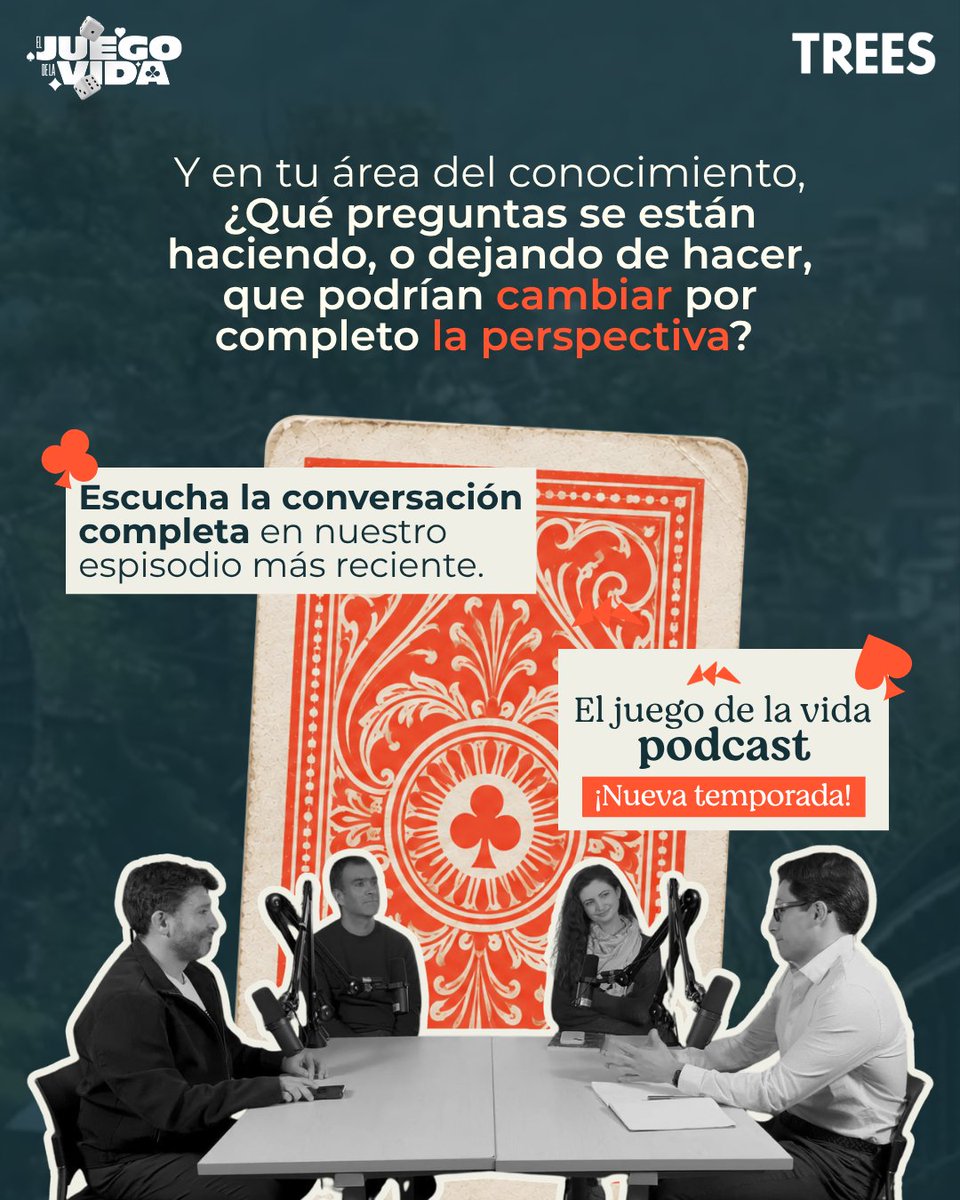 treesuniandes's tweet photo. ¡El podcast El juego de la Vida llega con nueva temporada! 🎙️ Este episodio explora la relación entre ciencia y sociedad y se pregunta si el conocimiento científico puede ser completamente neutral. 
🎧 Te invitamos a ver o escuchar el episodio completo:
 https://t.co/jqzgYfmMGg https://t.co/JtkKWDaw52