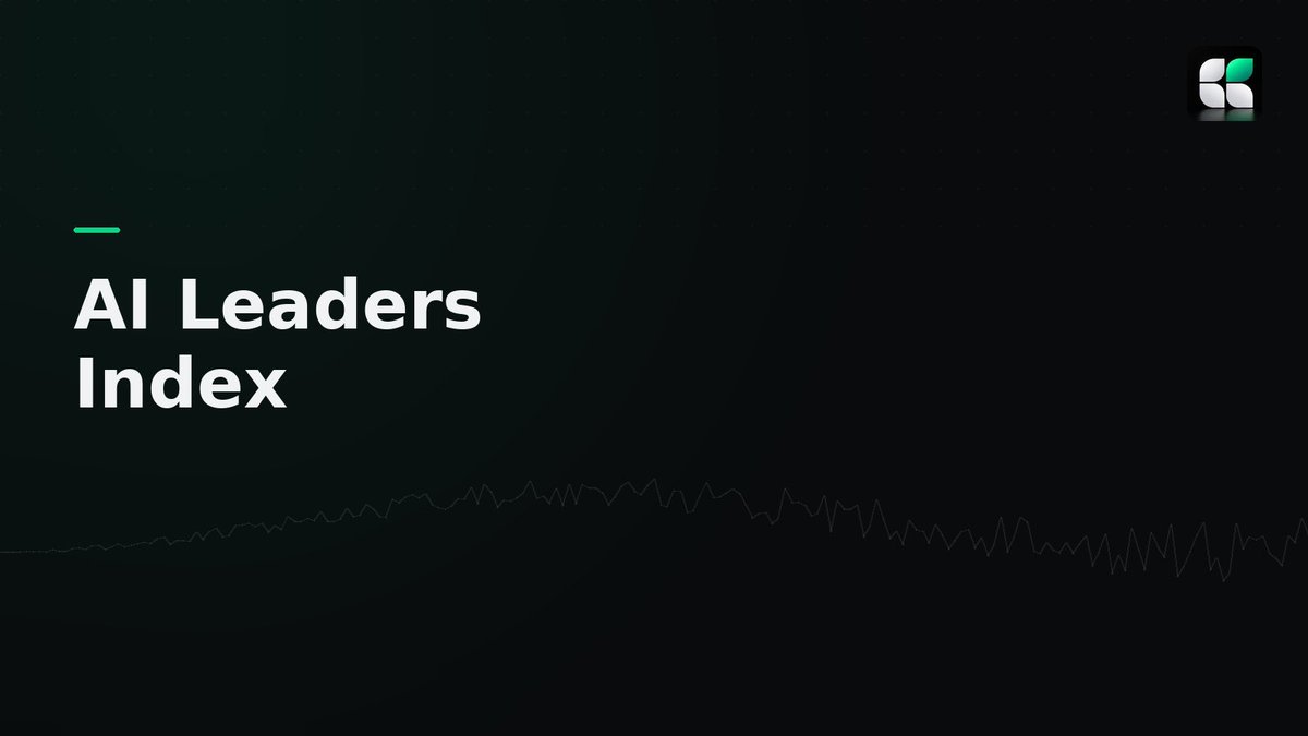 EquoraEQR's tweet photo. AI Leaders Index

The compute, models and silicon behind applied AI. https://t.co/s2fhatDuiM