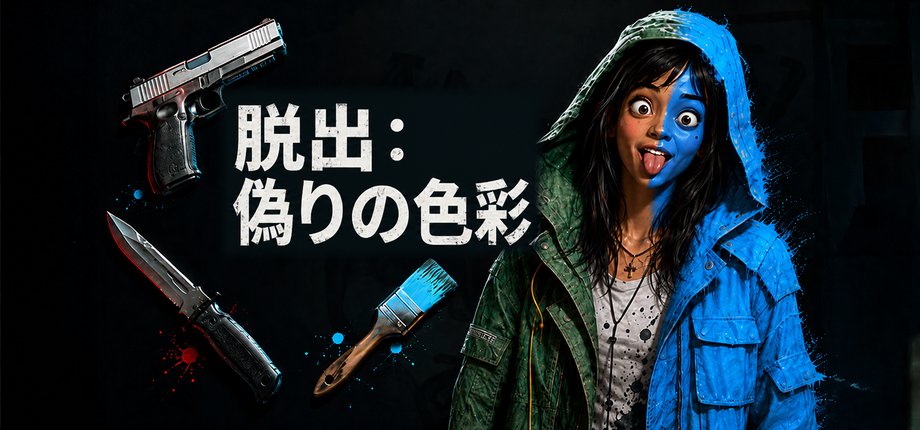 ShenJone3's tweet photo. Japanese and Korean look so good!
A quick question for anyone who speaks Japanese or Korean: are these translations of ESCAPE: FALSE COLORS (our game’s English title) accurate and natural? https://t.co/yEYMOJLDTj