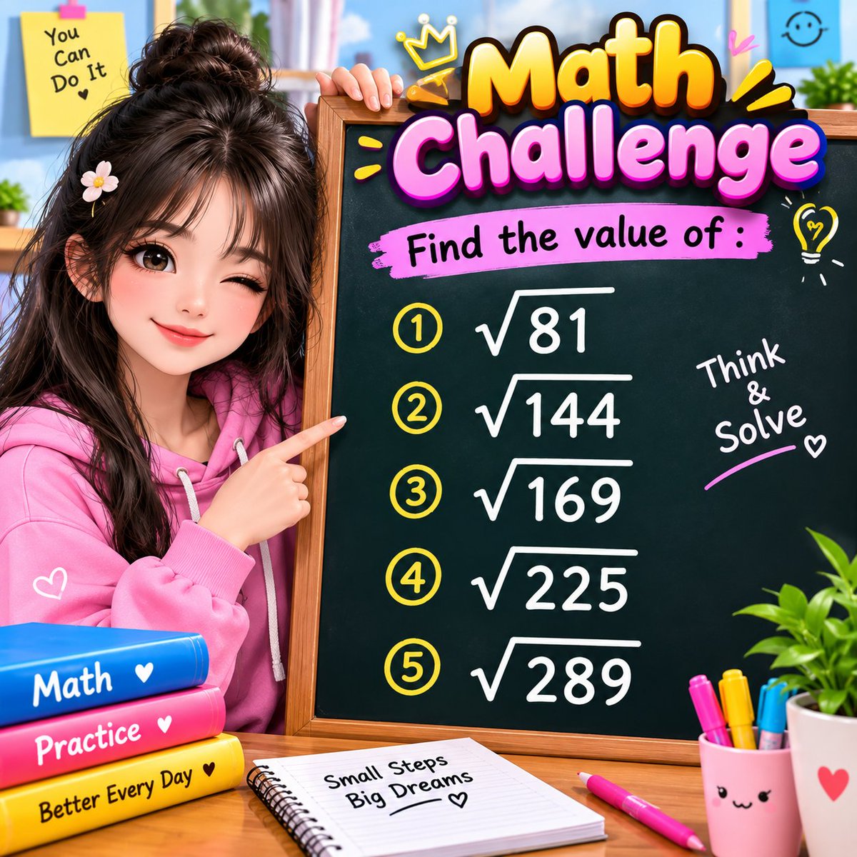 I9love8you's tweet photo. Maths challenge question ❓ 

9²   =   ?

@I9love8you https://t.co/TLck8IsvJ7