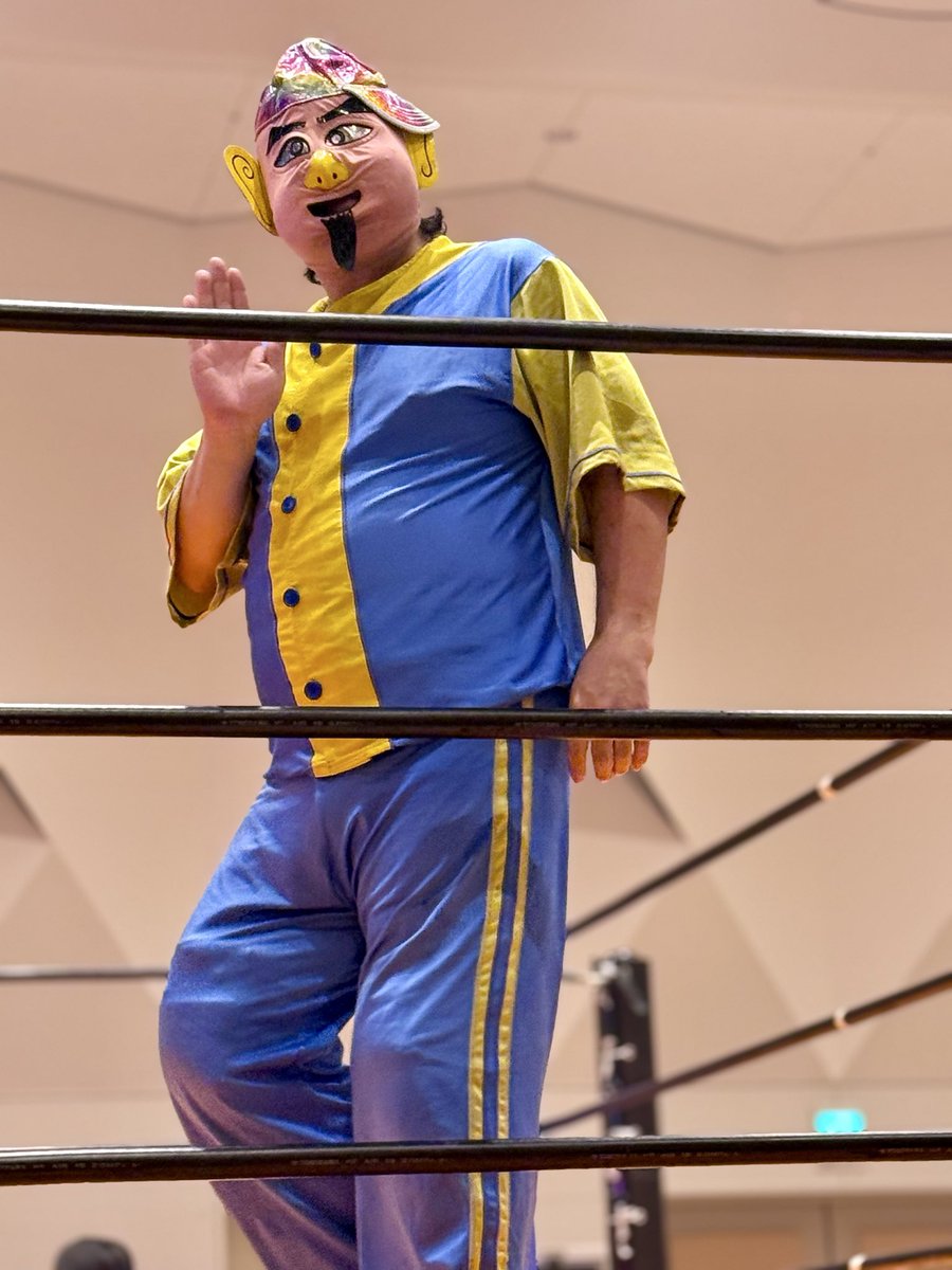 neetsan6's tweet photo. 今日もエレガントかつロイヤルに声援に応える菊タロー選手
#新潟プロレス https://t.co/y7fVFiZzff