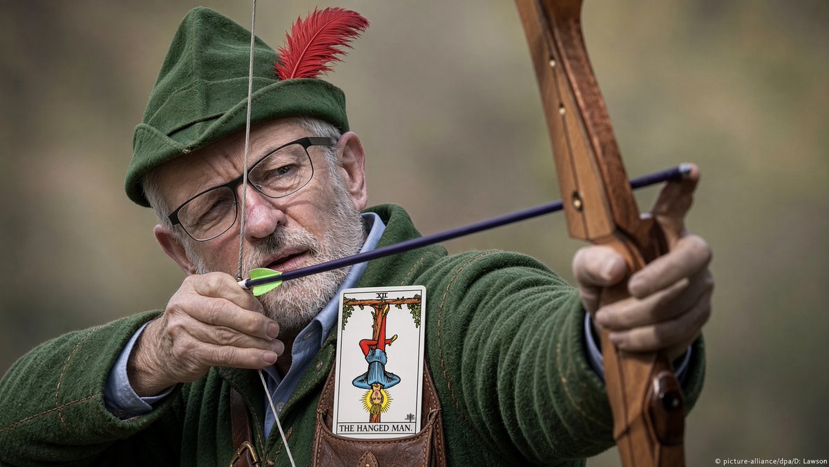 e_zingo's tweet photo. The Hanged Man is dead.
What hunts you now is @jeremycorbyn’s shadow.
The crypto thread is a noose. 
Pull it, and every hidden #Frankist in the establishment hangs named. https://t.co/dfWwhIs6RB