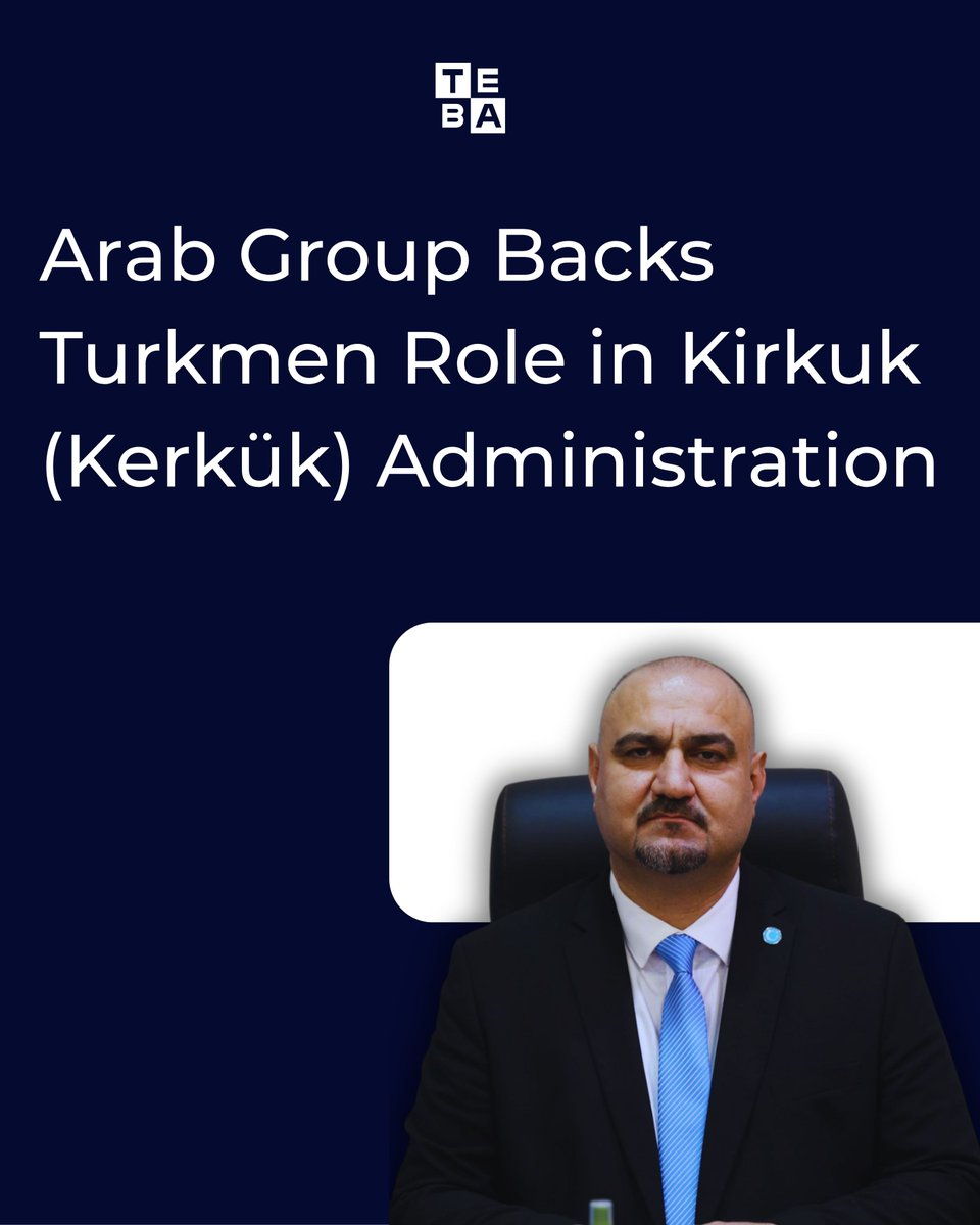 tebaenglish's tweet photo. Arab Group Backs Turkmen Role in Kirkuk (Kerkük) Administration

For more...
https://t.co/my9XBiu0p3 https://t.co/DdoEkhOGY2