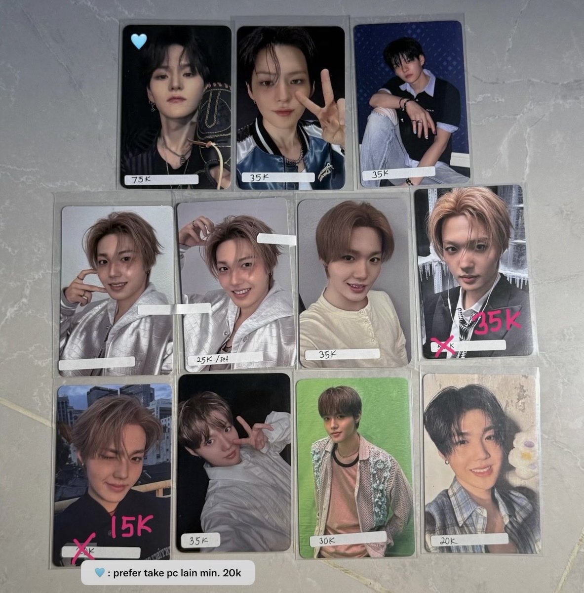 woopyujw's tweet photo. WTS ALL ABOUT TREASURE PHOTOCARD 
t. yoshi doyoung haruto jeongwoo junghwan 

#wts #teumejajan https://t.co/0BNffnXZhw