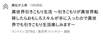 tokeso1's tweet photo. カクヨム週間ランクが１００位ほど上がった。まだ４桁だけど😂 https://t.co/kofiZQscYN