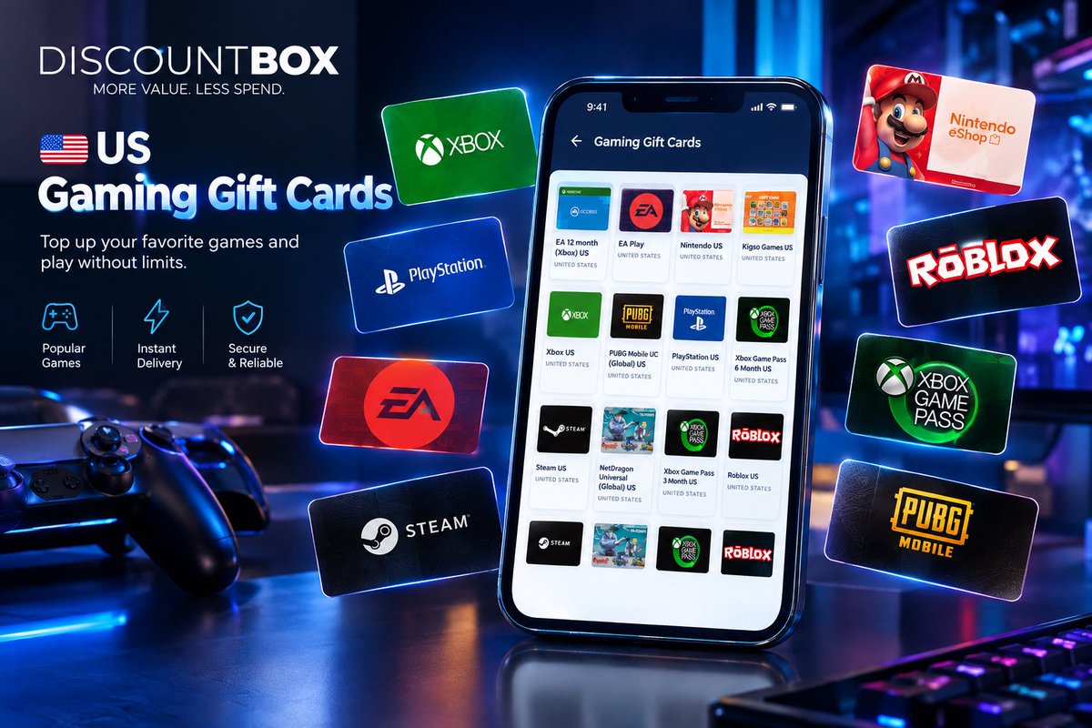 discountbox_'s tweet photo. We’ve got you covered! Get gift cards for your gaming platforms today on https://t.co/taWqISH6j5 https://t.co/1bfwn6OnsW