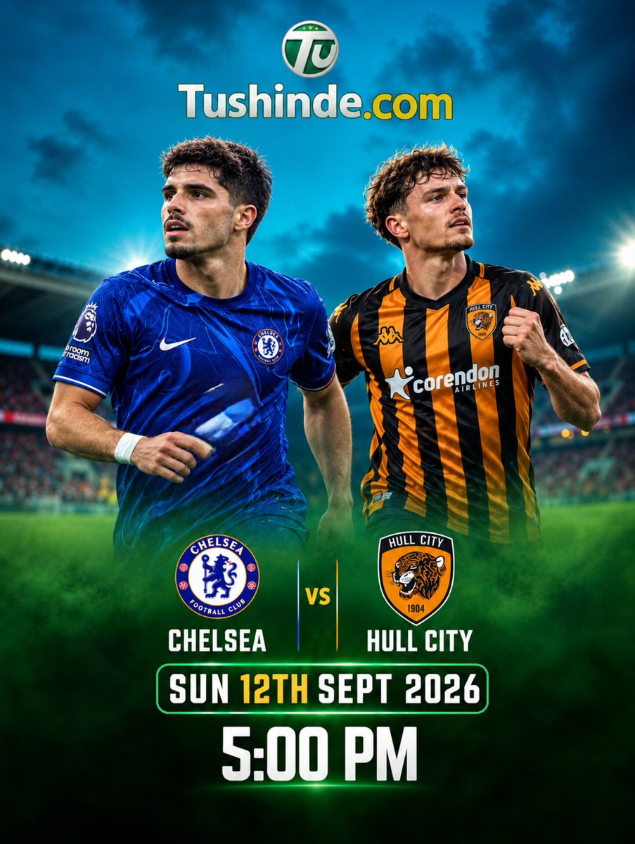 TushindeBet's tweet photo. 🔥⚽ PREMIER LEAGUE SHOWDOWN! 🔥

Chelsea 🆚 Hull City

🎯 Weka prediction yako na uingie kwenye game na TushindeBet!

🌐 https://t.co/WB0If7nPPU

Register. Deposit. Play. 💪

🔞 18+ | Gambling is addictive. Play responsibly. https://t.co/PrZ90AY4VN
