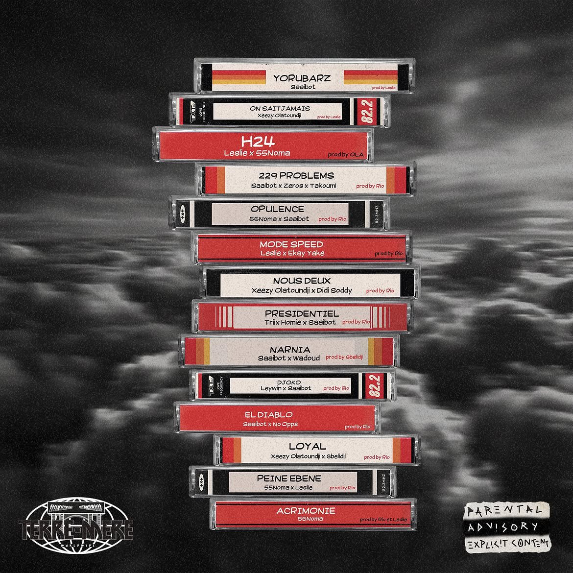 229Vibes's tweet photo. 🚨🌋 C’EST SORTI ! La mixtape « TERRE-MÈRE RADIO » est disponible ! 📻🇧🇯

Après plus d'un an de confection dans l'ombre et des mois de teasing, le collectif TERRE-MÈRE WORLDWIDE balance une véritable pièce maîtresse pour marquer l'époque et prouver que la scène rap béninoise regorge d'or brut !

Au programme : 35 minutes d'immersion totale et 14 morceaux aux sonorités tranchantes réunissant une génération de talents déterminés :

 📼 YORUBARZ – Saaibot
 📼 ON SAIT JAMAIS – Xeezy Olatoundji
 📼 H24 – Leslie x 55Noma
 📼 229 PROBLEMS – Saaibot x Zeros x Takoumi
 📼 OPULENCE – 55Noma x Saaibot
 📼 MODE SPEED – Leslie x Ekay Yake
 📼 NOUS DEUX – Xeezy Olatoundji x Didi Soddy
 📼 PRESIDENTIEL – Triix Homie x Saaibot
 📼 NARNIA – Saaibot x Wadoud
 📼 DJOKO – Leywin x Saaibot
 📼 EL DIABLO – Saaibot x No Opps
 📼 LOYAL – Xeezy Olatoundji x Gbelidji
 📼 PEINE EBENE – 55Noma x Leslie
 📼 ACRIMONIE – 55Noma

Une équipe créative derrière le projet :

 🖼️ Cover & Tracklist : @fadkaze & @freeze_oreo
 🎹 Prods : @riolenoir, @vsse979, @gbelidji.wav, @olafaitdelart
 🎙️ Mix & Master : @le.z.productions & @vsse979
 🧠 Direction artistique & Prod exécutive : TERRE-MÈRE WORLDWIDE

(Les @ sont sur IG)

Le projet est disponible sur toutes les plateformes de streaming.