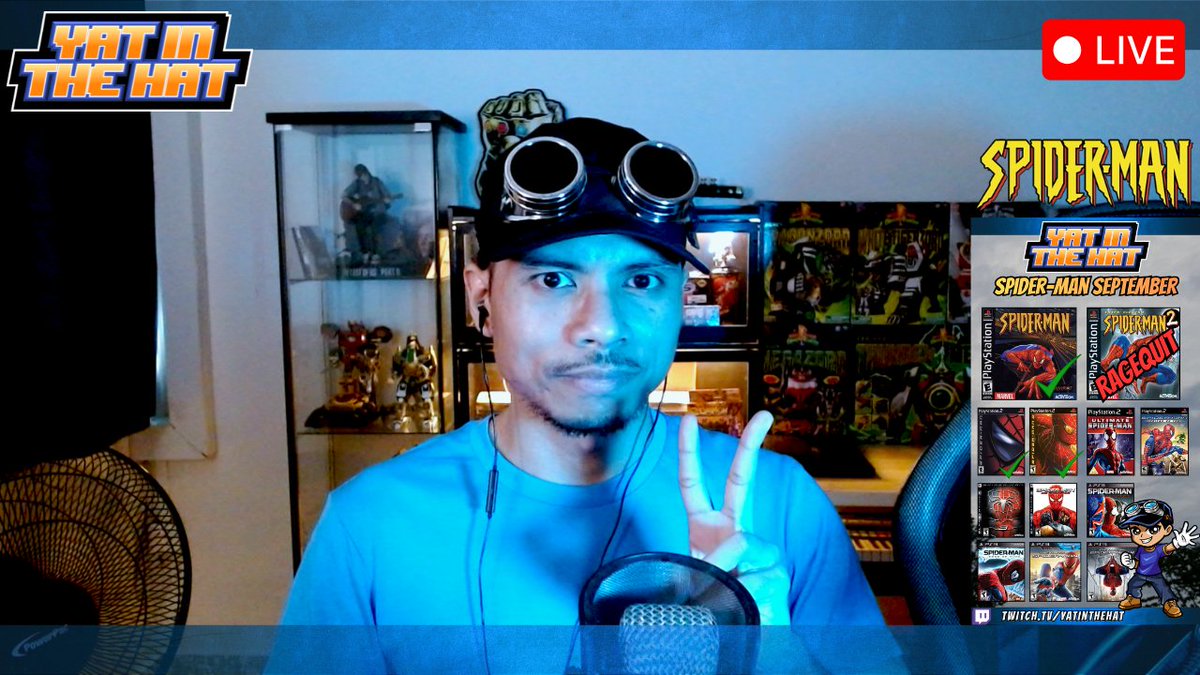 YatintheHat's tweet photo. 🔵 Live now with Ultimate Spider-Man 2 [PS2]. This is my 1st playthrough and I've been told it's a fun game so I'm excited to jump into this one! Happy Yaturday yall. 

🧢 https://t.co/ka1IqVklsd 

#twitch #Streamer #spiderman #retro #playstation https://t.co/2thEtoYxMF