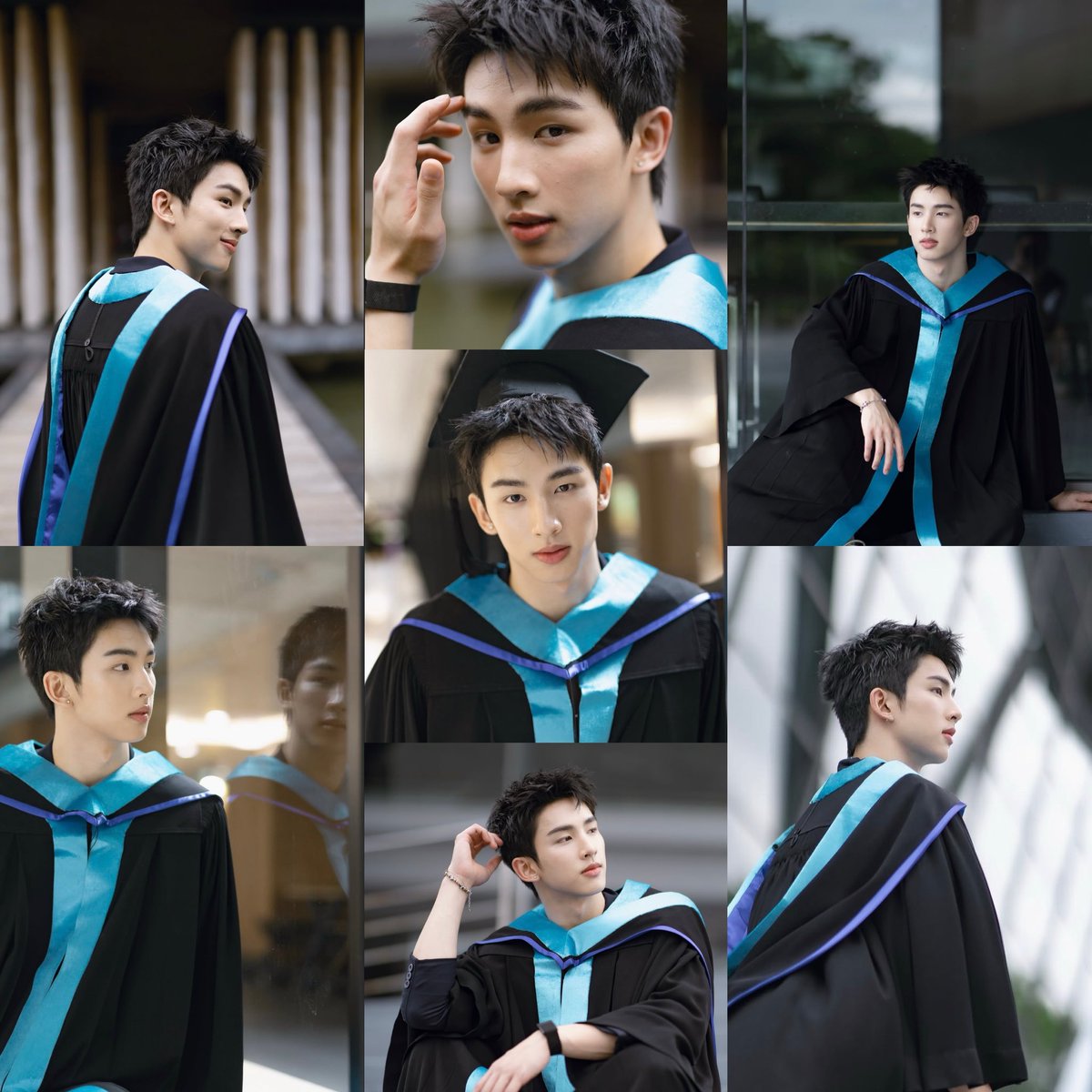 xisurva's tweet photo. Surf’s graduation ceremony is on October 3rd 🎓🩵
He graduated from Mahidol University International College with a Bachelor of Business Administration in Marketing

#surfjava #swensurf https://t.co/7mZMdTFh0t