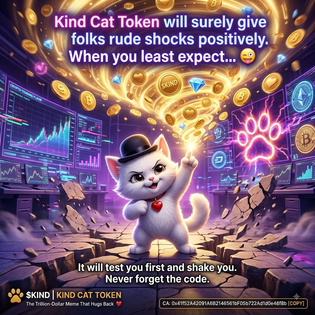 WilsonUgobest's tweet photo. NEVER FORGET THE CODE.

MARK THIS DATE.

BE $KIND.

BE EARLY.

$KIND | $KIND CAT TOKEN 

CA: 0x41f52A42091A6B2146561bF05b722Ad1d0e46f8b https://t.co/79R0s1pBPD