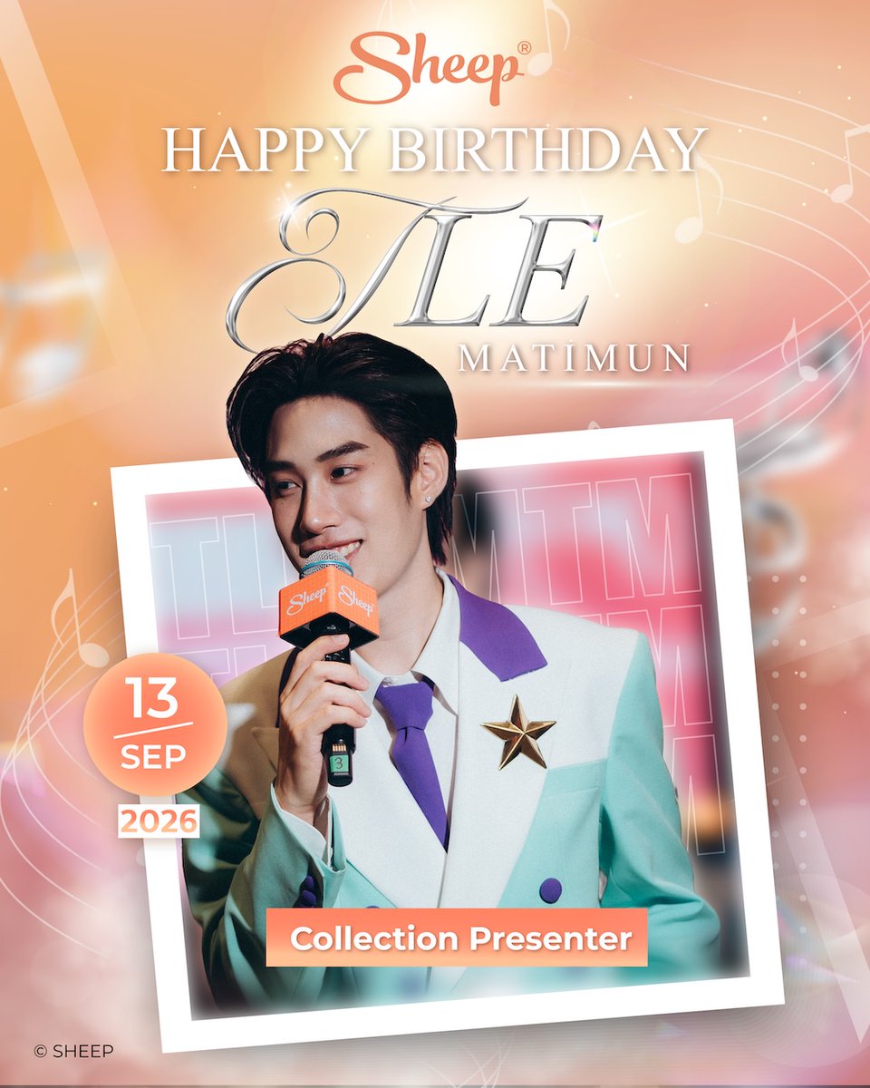 Applesheepth's tweet photo. TLE TURNS 28th
#28thMatimunBD 

🎂 Happy Birthday เติ้ล มติมันท์ 🎂💚
พรีเซนเตอร์คนเก่งของ SHEEP 🐏
🎉 [13.09.26]

ขอให้ปีนี้เป็นอีกหนึ่งปีที่เต็มไปด้วยรอยยิ้ม ความสุข และเรื่องราวดี ๆ ในทุกวัน ขอให้เติ้ลได้ทำในสิ่งที่รัก และพบเจอแต่โอกาสดี ๆ ที่เข้ามาในชีวิตนะครับ 🐑🧡

ขอบคุณที่มาเป็นส่วนหนึ่งของ SHEEP และสร้างความทรงจำดี ๆ ไปด้วยกันเสมอ Happy Birthday นะครับ! 🎉💚🩷🧡

#TLE_mtm #HappyTleDay