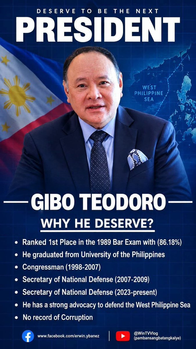MissLigaya2074's tweet photo. Dito na tayo sa totoong may ginagawa at gagawin pa kapag siya ay naging Pangulo natin. At higit sa lahat, wala siyang isyu ng CORRUPT. GIBO FOR PRESIDENT 2028 💙 https://t.co/gIDXXN4OSH