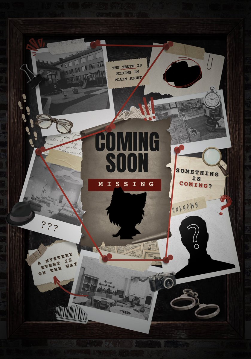 GehennaCase's tweet photo. 🔦 SOMETHING IS MISSING...

Evidence collected. Witnesses questioned. But the truth... is still hiding somewhere between the lies.

Who's really behind all of this? 🐾❓

Ready to be the detective who cracks the case? 👀

COMING SOON
A Mystery Event Is On The Way https://t.co/WxRF9FYH66
