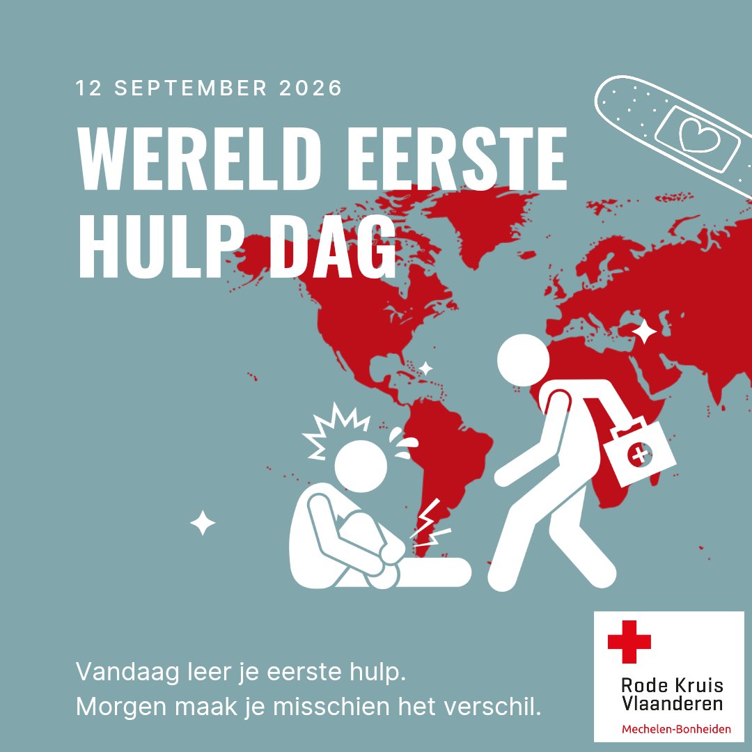 griet_peters's tweet photo. Trots dat ik een bescheiden deeltje mag zijn in het geheel van de ploeg Vorming van @RodeKruisMeBo. Onze buurt helpen zelfredzamer maken, mensen vertrouwen geven om te helpen waar nodig... Want iedereen kan leren helpen!
#ehbo #eerstehulp #wereldeerstehulpdag https://t.co/QqtGgVGQqK