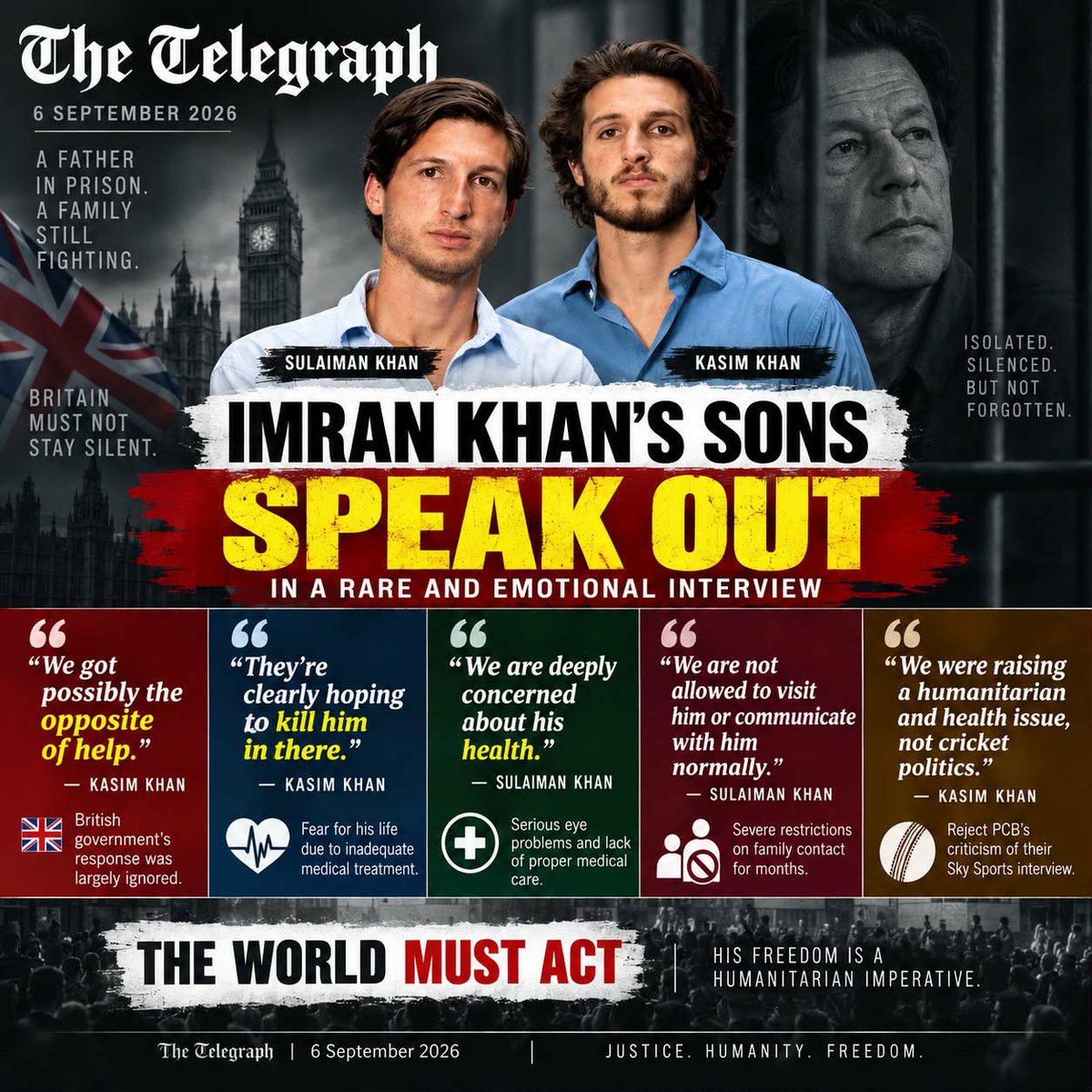 40laraib's tweet photo. میرے Living Condition کو چھوڑو میری آنکھ بچاؤ کسی طریقے 
 عمران خان 

10:02:2026 https://t.co/VImCqeUxwO