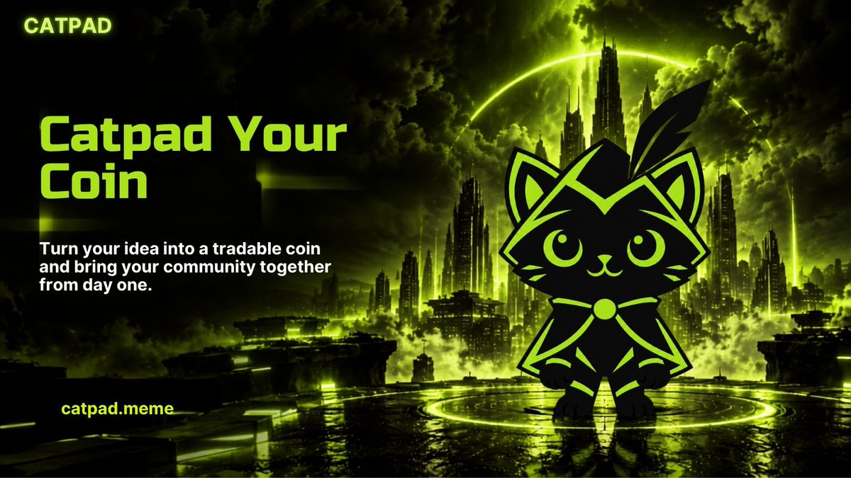 catpadmeme's tweet photo. Tokenize your vision. 
Building community from day one on Catpad. https://t.co/sbwAaCwasA