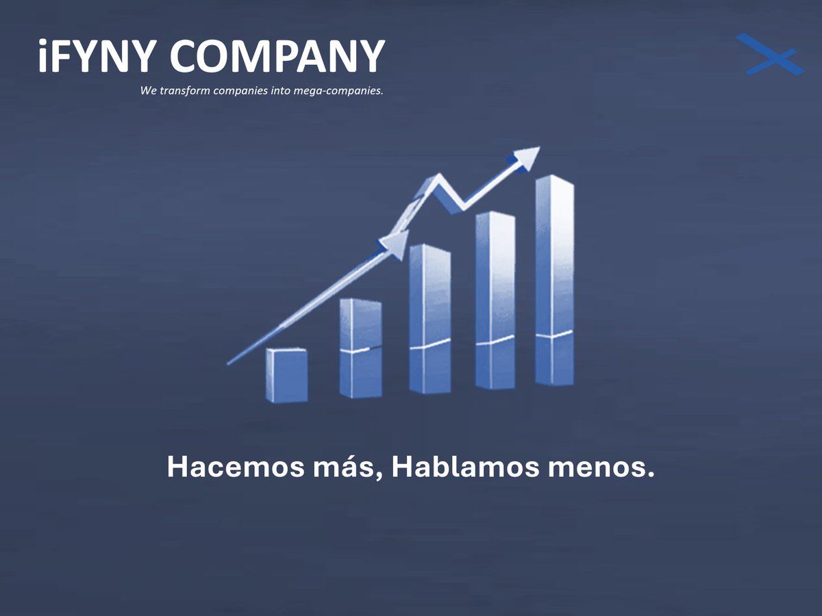 ifynycompany's tweet photo. Transformamos la forma en que operan las empresas ya sean pequeñas o grandes e implementamos nuevas estrategias que fomentan un crecimiento más fluido y estandarizado, con el objetivo de lograr resultados sólidos en un plazo breve. #iFYNYCOMPANY #iFYNY https://t.co/3oSqlXsDE6