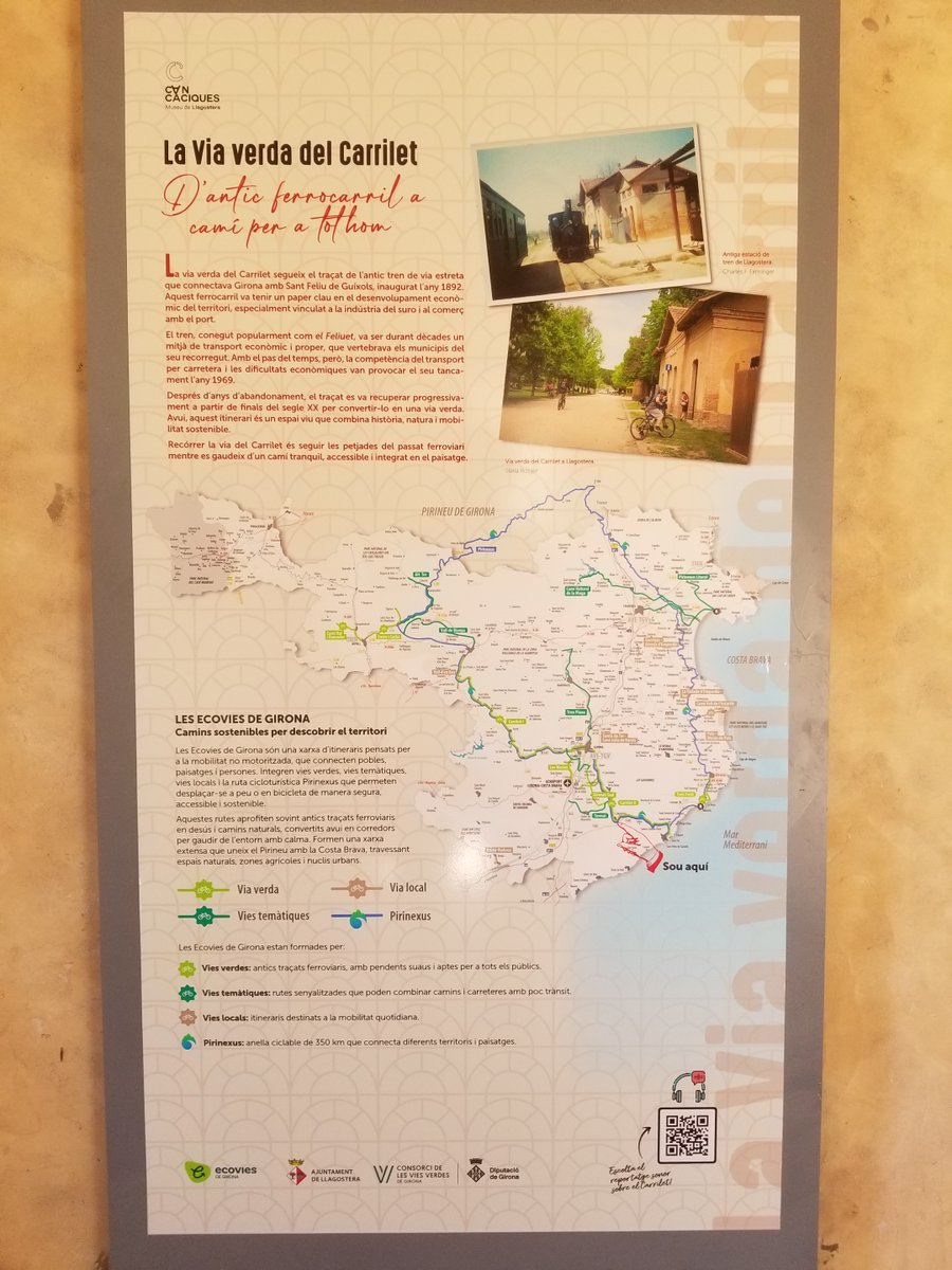 witxi2's tweet photo. @DiputacioGirona @ecoviesgi @llagosteraldia Interessants explicacions via verda Carrilet de Sant Feliu de Guíxols 1892 - 1969 https://t.co/mFs7337nhL