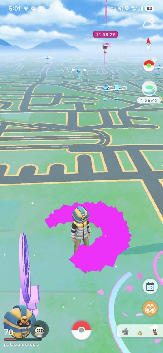 pakaaaaaaaaaa's tweet photo. これはポケモンGOのガビガビおこうエフェクト https://t.co/BkKzLdu6Ry