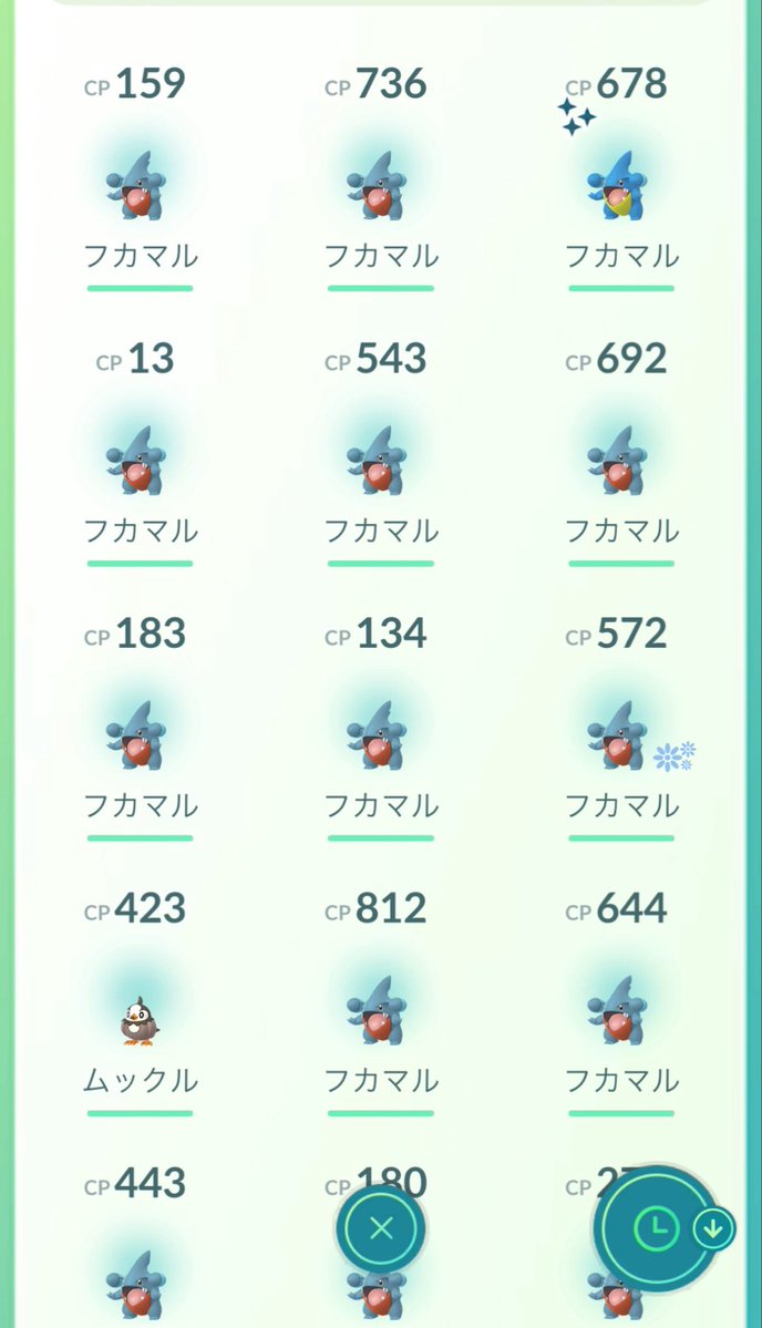 AKBING1230's tweet photo. イロチ1匹だけど出ました🙌✨ #ポケモンGO  #ポケモン好きな人と繋がりたい フカマルコミニュティお疲れ様✨楽しかった♡ https://t.co/cw2EXnoOnL
