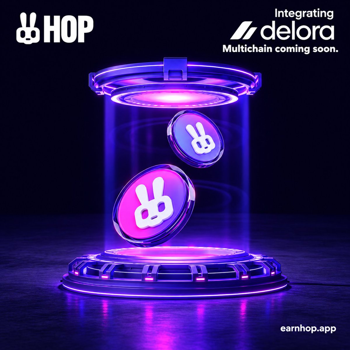 hopweb3's tweet photo. DEV UPDATE

@deloraprotocol is now integrated. HOP is multichain: fund your forecasts from other chains, not only Robinhood Chain.

https://t.co/mygvcBIZtm https://t.co/BDlneBsrSJ