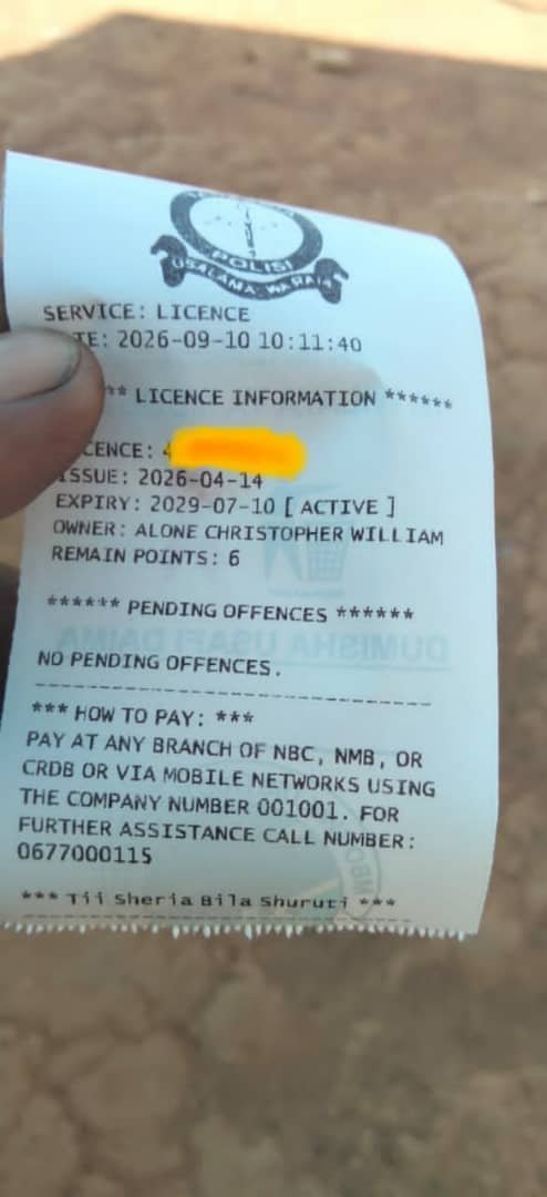 SalimuIbwe's tweet photo. Wakuu

Naomba kuuliza kuhusu swala la Dereva kupunguziwa Point ktk Leseni

1. Je! ni makosa gani yanayochangia dereva kukatwa Point na kila kosa ni Point ngapi??

2. Je! kuna Approval level ngapi mpaka Point zinakatwa? Nikiwa na maana kuna mtu anaReview kosa na kuruhusu Point ikatwe ama Police akishaandika Point zinakatwa hapo hapo.

3. Je! kuna namna dereva ana haki ya kukata Rufaa ikiwa anadhani amekatwa Point isivyo halali?

4. Je! Point zinaongezeka tena baada ya kukatwa ama zinapungua? Kuna namna Polisi anaweza kuReward point au wao wanakata tu??

5. Maswali ni mengi sana

#ElimikaWikiendi 

CC
@munyamambogo